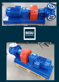 Tandradpomp voor de cacaoindustrie